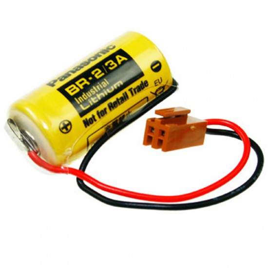 Replacement for GE Fanuc A98L-0031-0006 BR-2/3A Battery