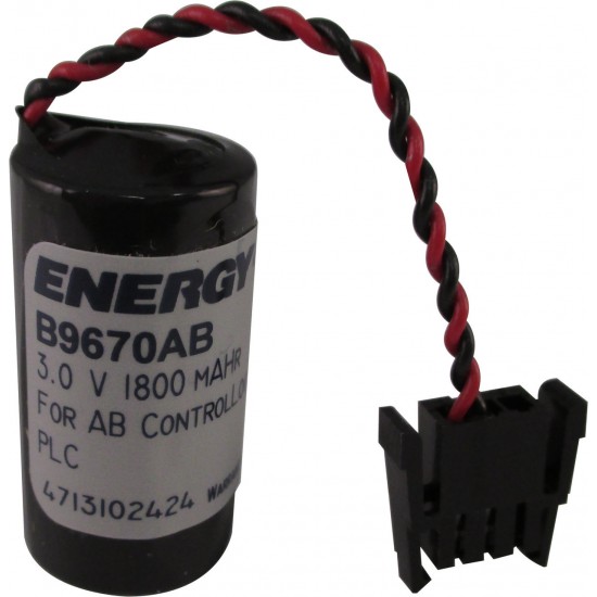 Replacement for Allen Bradley 1756-L60M03SE PLC Battery