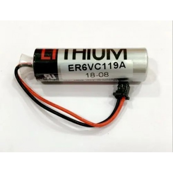 Replacement for Mitsubishi ER6VC119A Battery