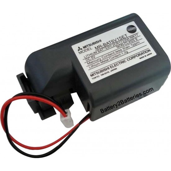 Replacement for Mitsubishi MR-BAT6V1SET - MR-J4 - 2CR17335A WK17 Battery